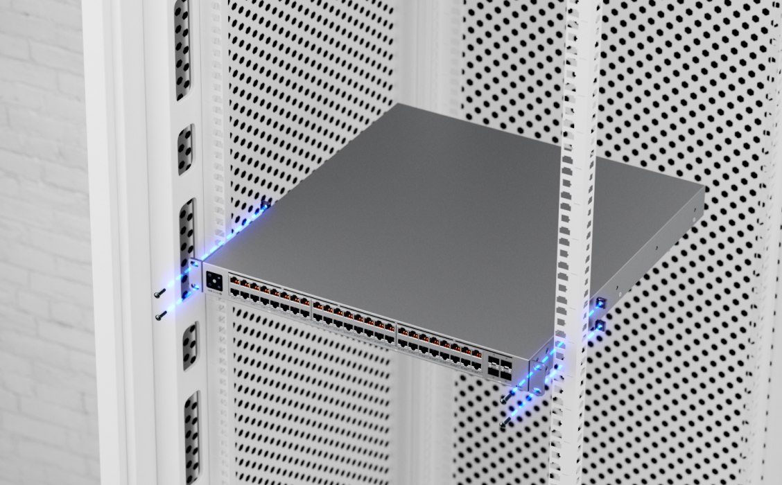 Ubiquiti | Ubiquiti Pro XG 48 PoE, Professional-grade, 48-port Layer 3 Etherlighting, PoE+++ Switch, (32) 10 GbE, (16) 2.5 GbE PoE, (4) 25G SFP28 Ports | USW-Pro-XG-48-PoE - Image 4