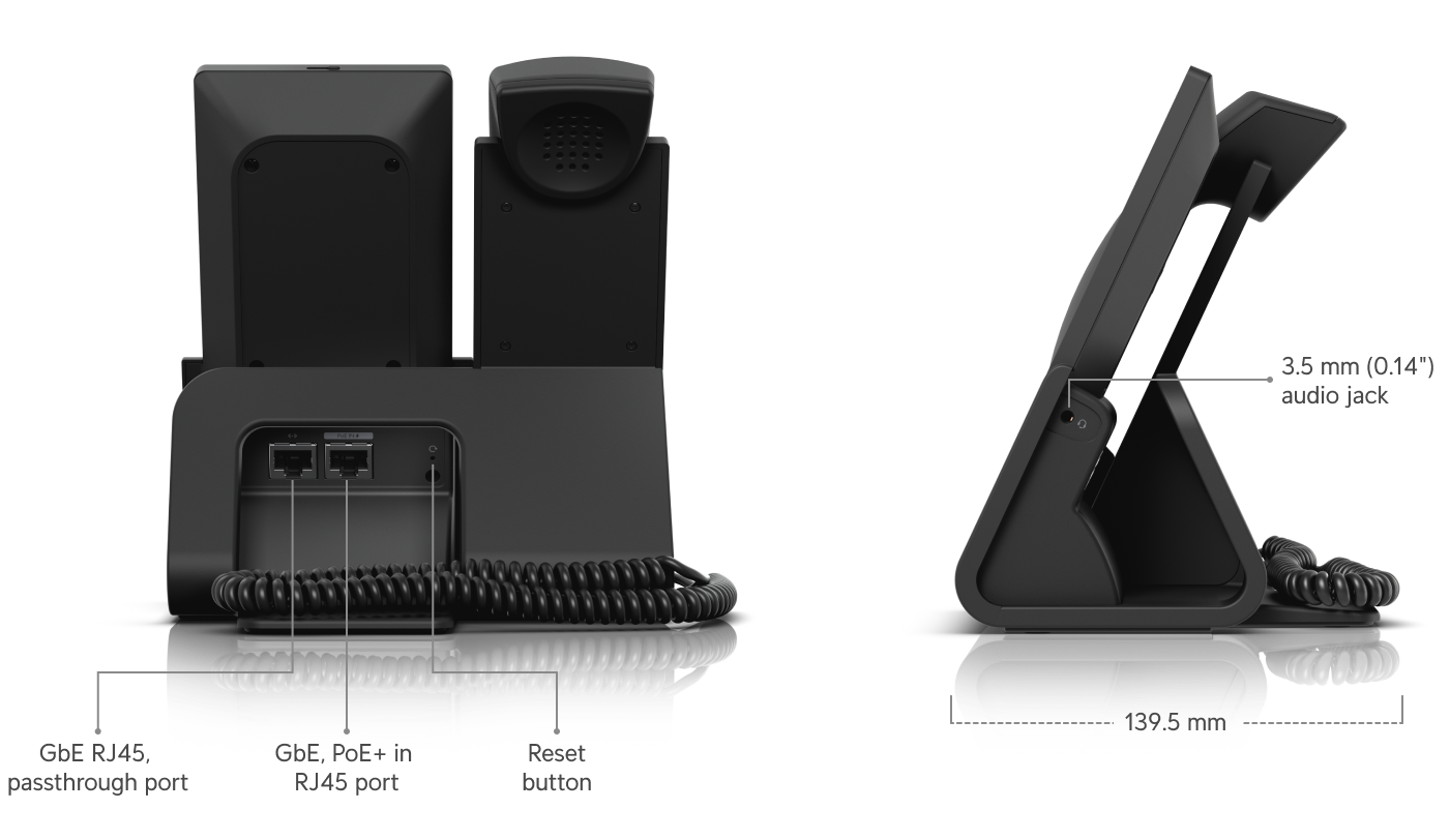 Ubiquiti | Ubiquiti Talk G3 Touch Pro,Next-generation Desktop Smartphone,Featuring A 5