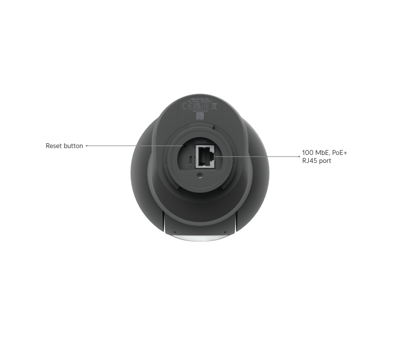 Ubiquiti | Ubiquiti G6 PTZ,Black,IP66, 4K Dual-lens Camera,10x Hybrid Zoom,1/1.8 8MP Image Sensor,Multi-TOPS AI Engine,Ultra-low Latency Pan-tilt-zoom Control | UVC-G6-PTZ-B - Image 3