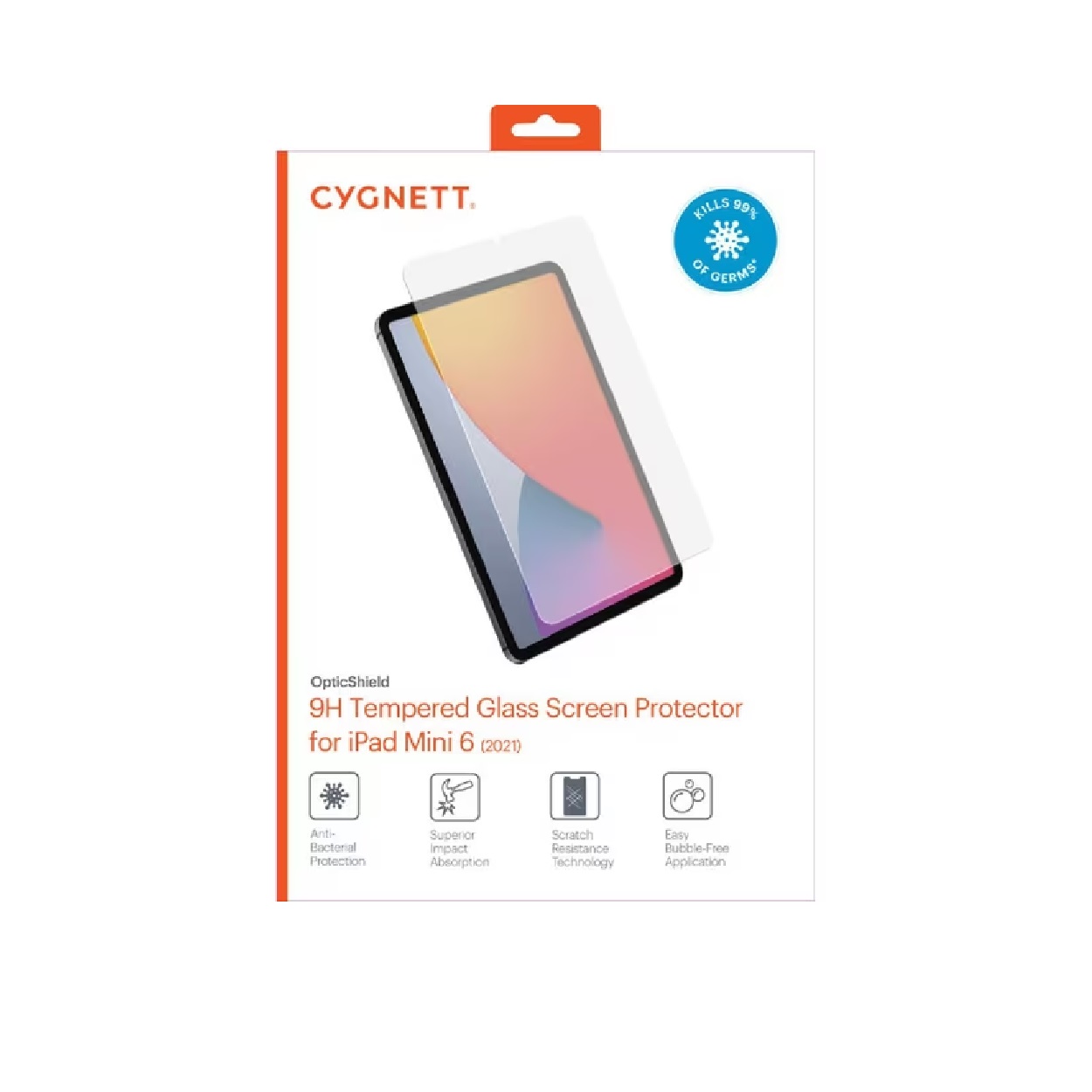Cygnett | Cygnett OpticShield Apple iPad Mini A17 Pro (7th Gen) / iPad Mini (8.3