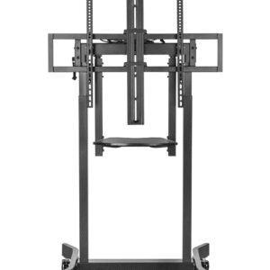 Brateck-TTL14-68TW-BLK-Brateck Deluxe Motorized Large TV Cart with Tilt