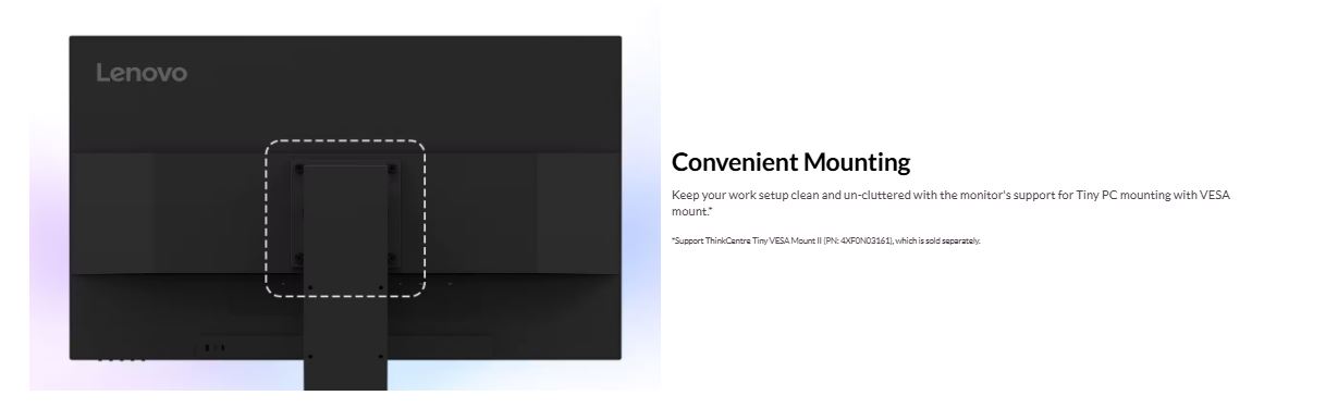 Lenovo | LENOVO ThinkVision E24-40 23.8