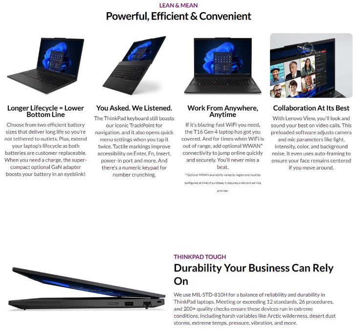 Lenovo | LENOVO ThinkPad T16 G4 16