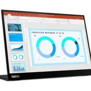 Lenovo-63AAUAR6AU-LENOVO ThinkVision M14D 14" 2.2K WLED IPS USB-C Portable Monitor 2240x1140 6ms 1500:1 100% sRGB Anti-glare 2xUSB-C DP Tilt Height Adjust VESA 0.6kg