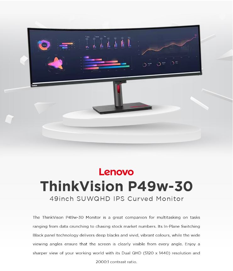 Lenovo | LENOVO ThinkVision P49W-30 49