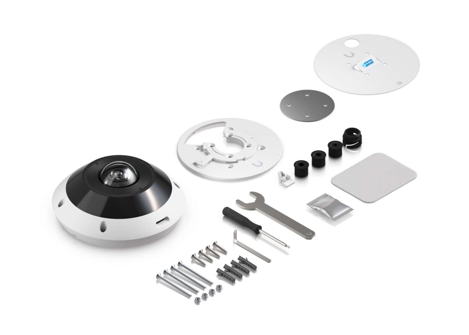 Ubiquiti | Ubiquiti G6 Pro 360,White,All-weather,Vandal-resistant 12MP PoE Camera,Panoramic 360° coverage,Digital Pan-tilt-zoom Smart IR Functionality | UVC-G6-Pro-360-W - Image 2