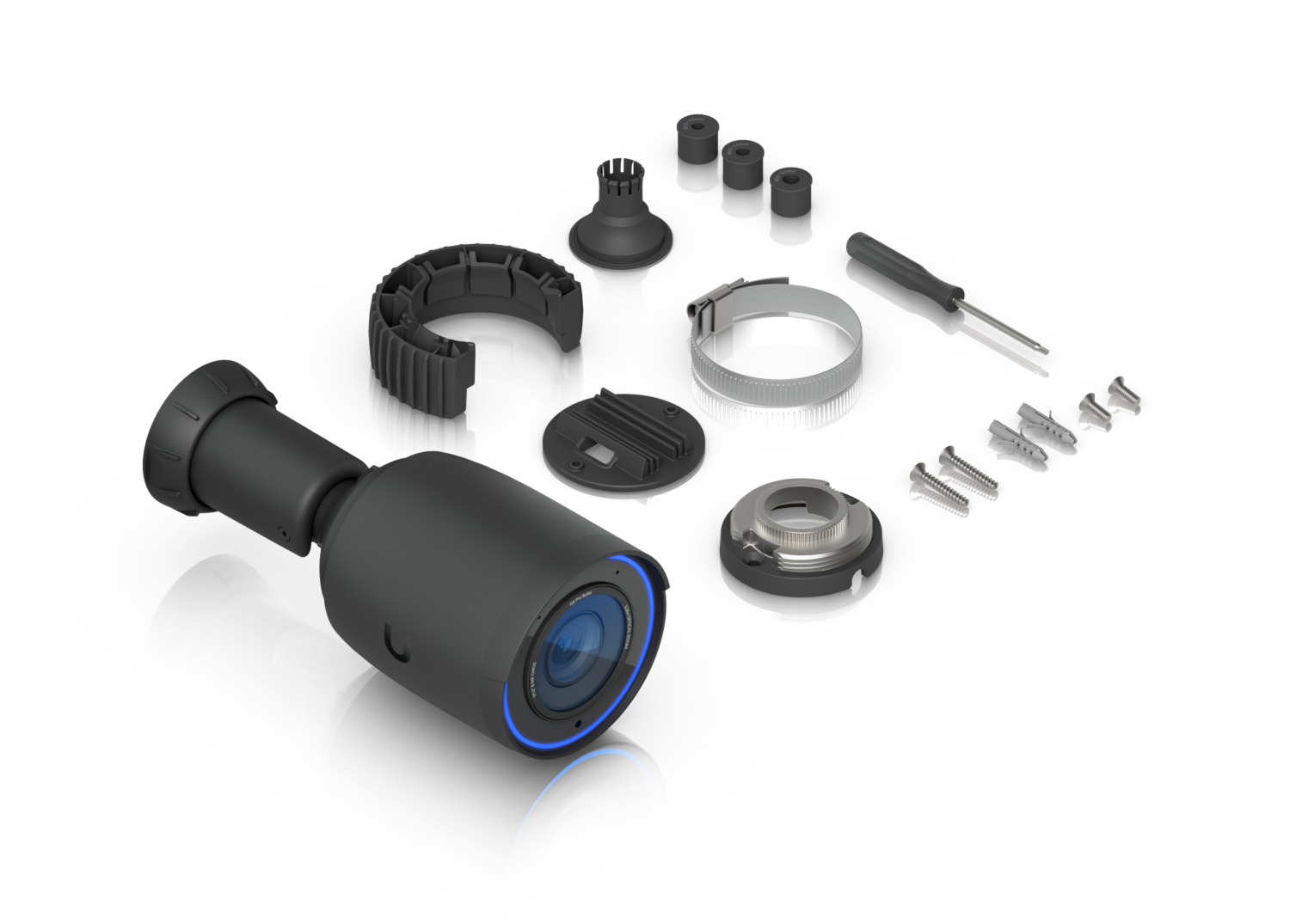 Ubiquiti | Ubiquiti G6 Pro Bullet,Black All-Weather 4K PoE+ Camera, Multi-TOPS AI Engine, 2.36x Optical Zoom, Large 1/1.2