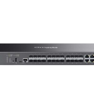 TP-LINK-SG5428XF-TP-Link SG5428XF Omada Campus 24-Port SFP Stackable Lite L3 Managed Switch with 4× 10G Slots