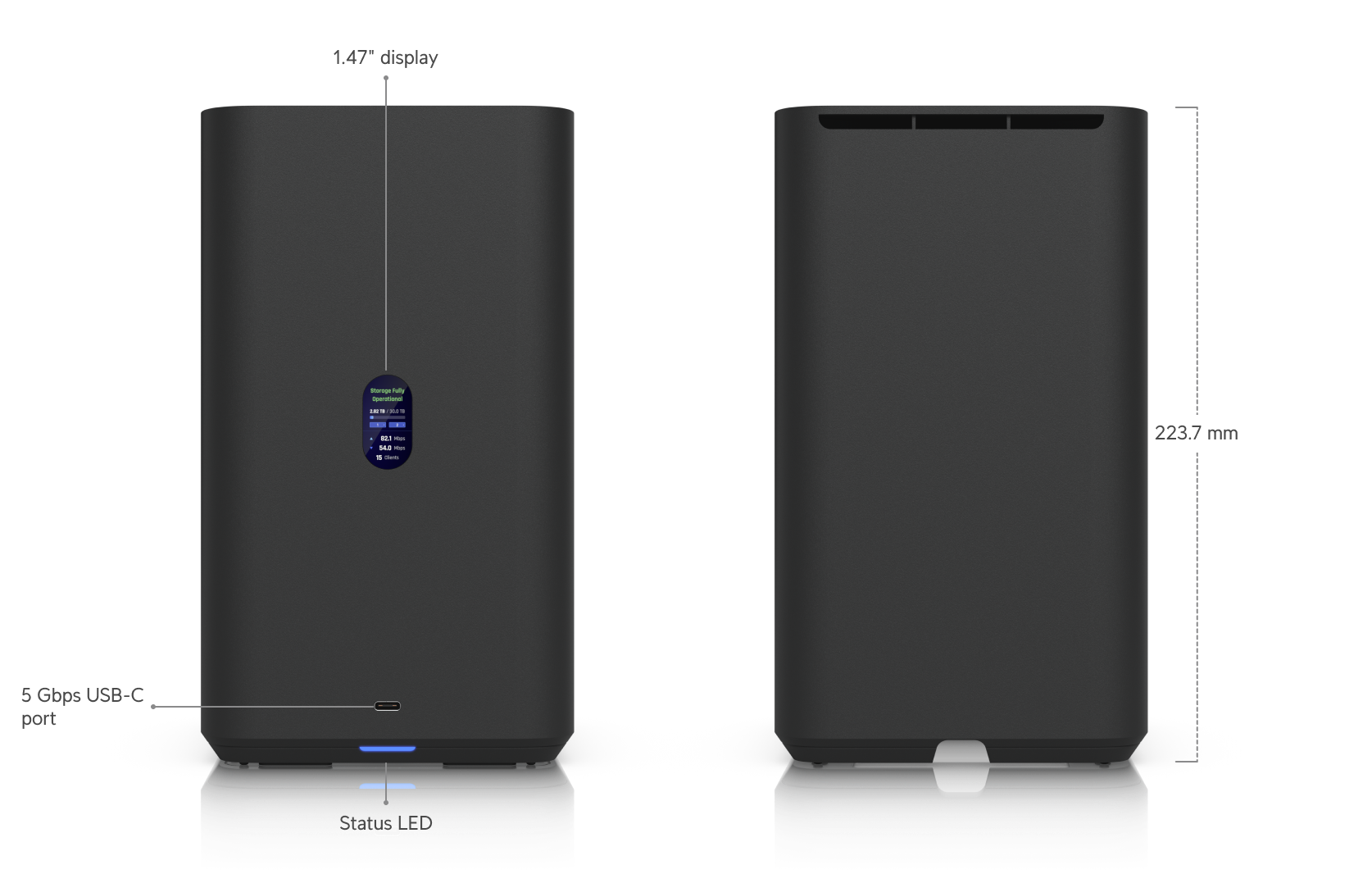 Ubiquiti | Ubiquiti UNAS 2, Black, UniFi Network Attached Storage (2)3.5