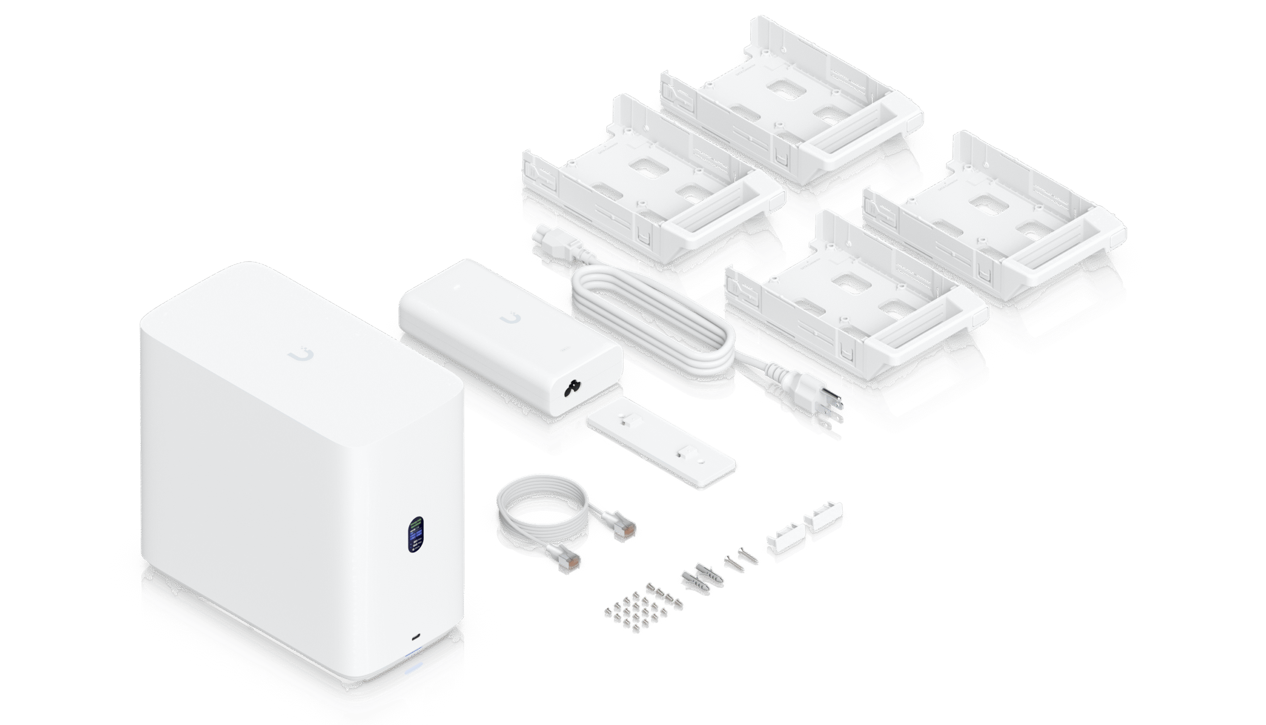 Ubiquiti | Ubiquiti UNAS 4, White, UniFi Network Storage (4)2.5/3.5