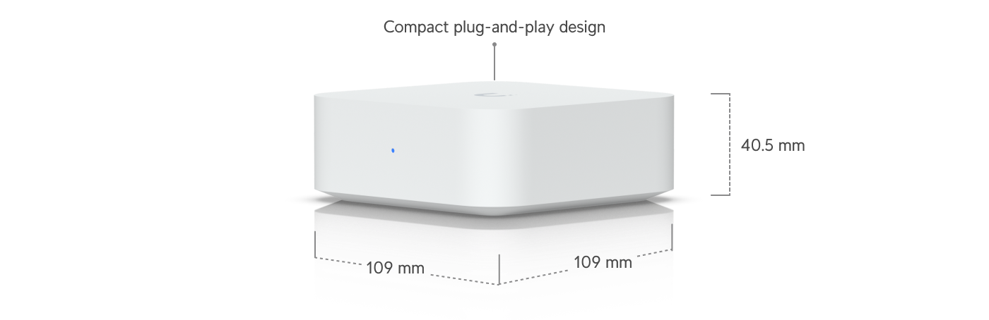 Ubiquiti | Ubiquiti PoE Audio Port,White,Digital Audio Streamer,Ultra-Compact,Versatile Design,Intuitive Control System,Multi Music Streaming,Multi-zone Install. | UPL-PORT-W - Image 2