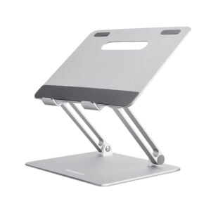 Simplecom-CL520-Simplecom CL520 Adjustable Aluminium Ergonomic Riser Stand for Laptop MacBook