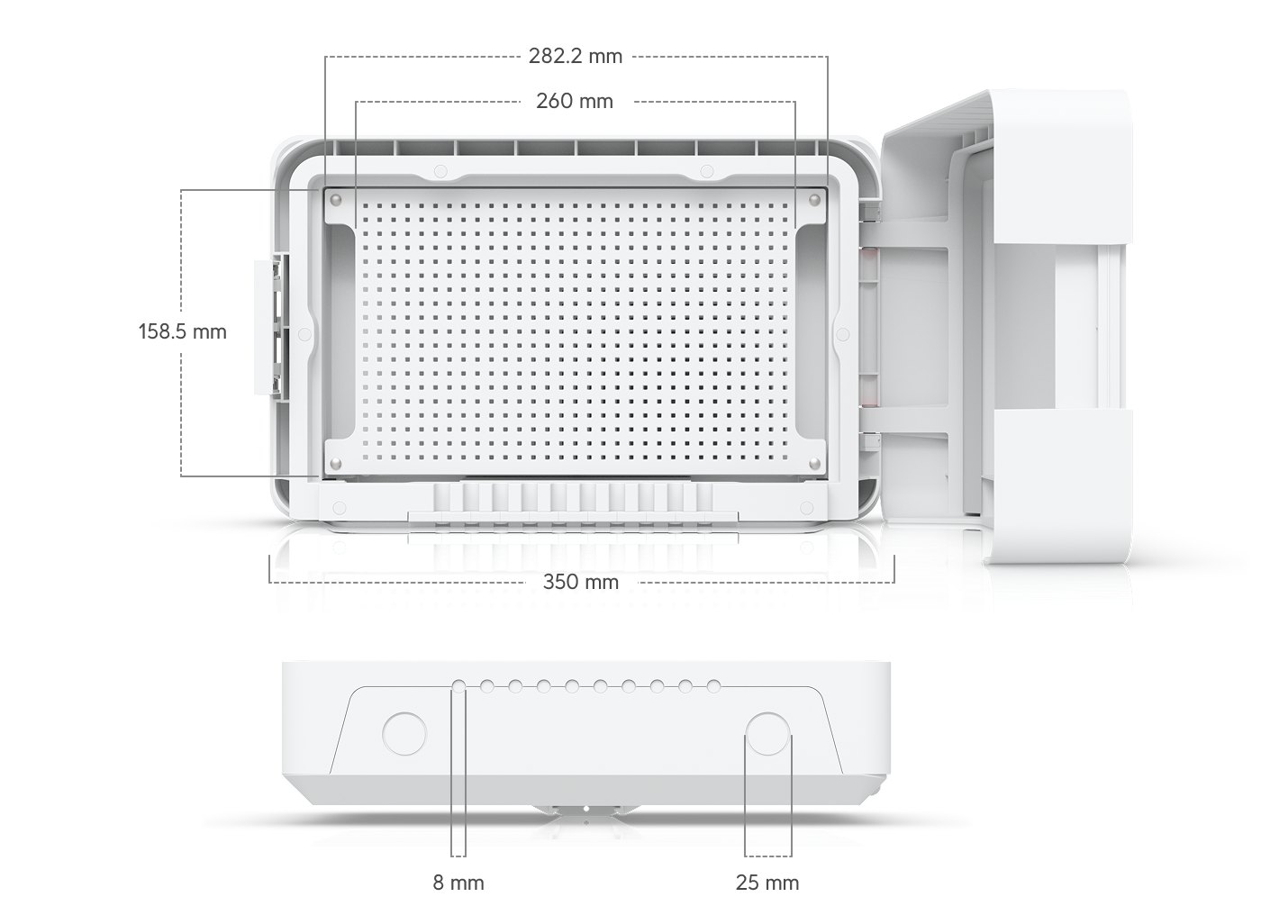 Ubiquiti | Ubiquiti Flex Utility Pro, Universal Outdoor Weatherproof Enclosure. Protect Networking Gear, Versatile, Durable Enclosure, For Wall And Pole Mounting | UACC-Flex-Utility-Pro - Image 1