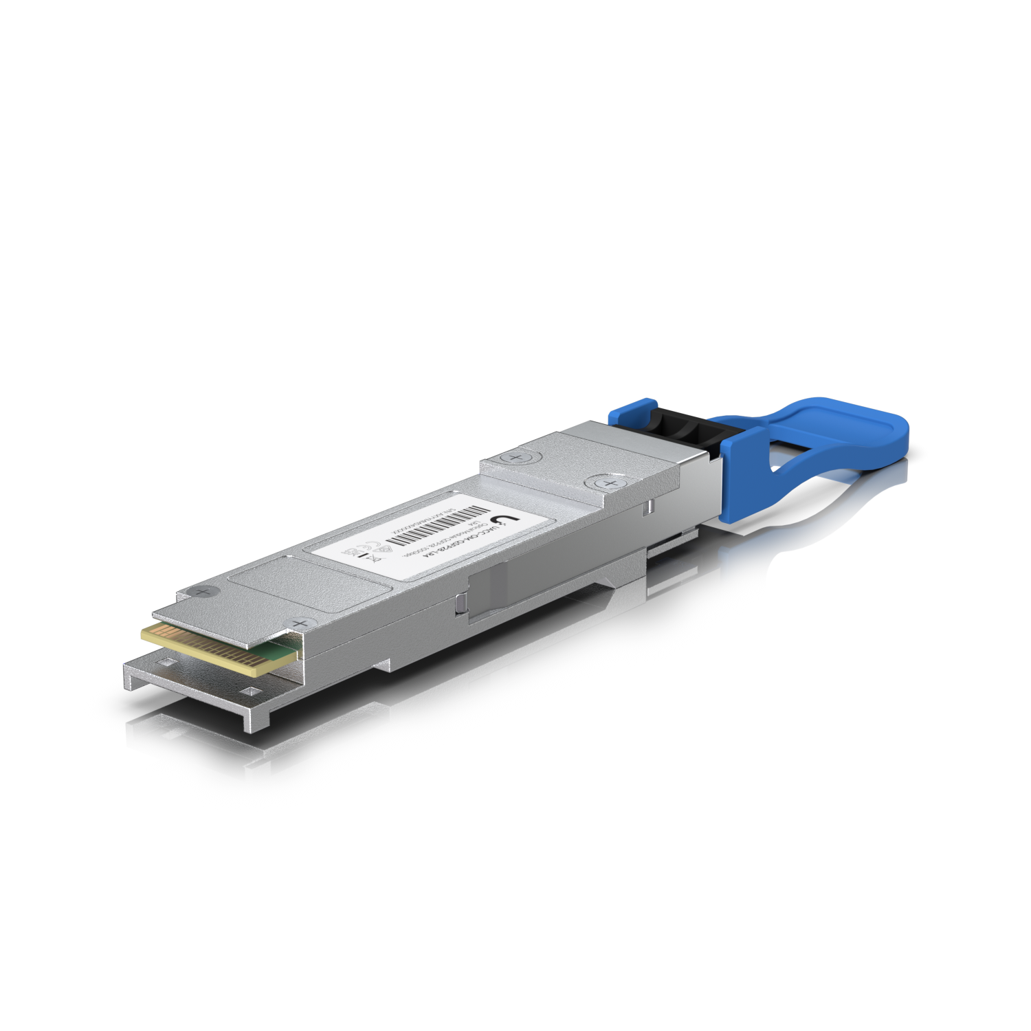 Ubiquiti | Ubiquiti 100G SR4 Multi-Mode Optical Module, QSFP28 Transceiver Supports 100G Connections Up To 100 m Using Multi-Mode Fiber, MPO-12 Type | UACC-OM-QSFP28-SR4 - Image 1