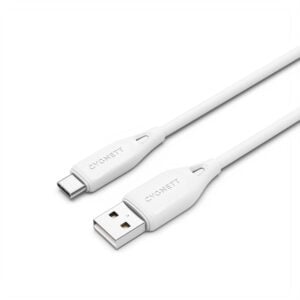 Cygnett-CY4688PCUSA-Cygnett Essentials USB-C to USB-A (2.0) Cable (1M) - White (CY4688PCUSA)
