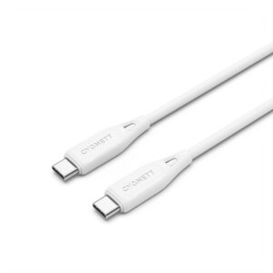 Cygnett-CY4692PCTYC-Cygnett Essentials USB-C to USB-C (2.0) Cable (1M) - White (CY4692PCTYC)