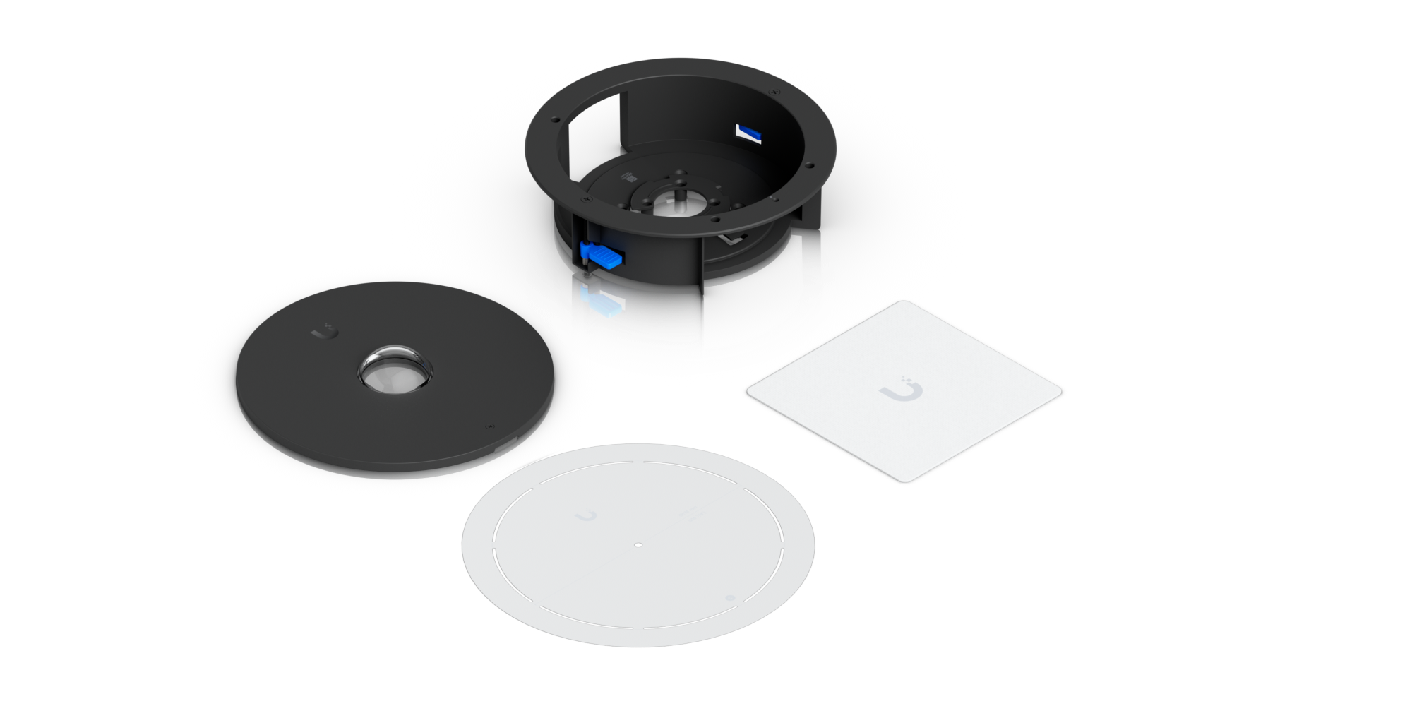 Ubiquiti | Ubiquiti G6 Pro 360 Flush Mount, Black, G6 Pro 360 Camera Mounting Accessory, Recessed Installation Into Wall, Ceiling. | UACC-G6-Pro-360-FM-B - Image 3