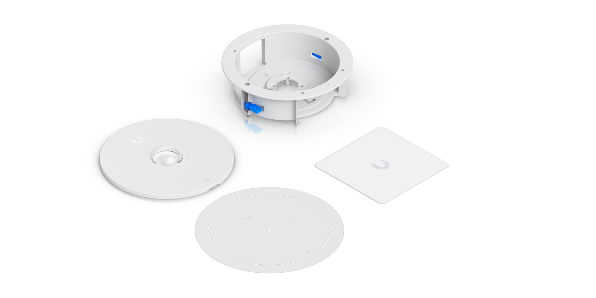 Ubiquiti | Ubiquiti G6 Pro 360 Flush Mount, White, G6 Pro 360 Camera Mounting Accessory, Recessed Installation Into Wall, Ceiling. | UACC-G6-Pro-360-FM-W - Image 3