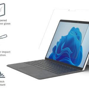 Cygnett-CY4053CPTGL-Cygnett OpticShield Microsoft Surface Pro 8 Tempered Glass Screen Protector - (CY4053CPTGL)