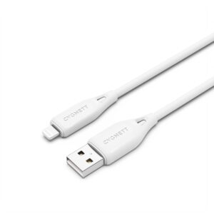 Cygnett-CY4700PCCAL-Cygnett Essentials Lightning to USB-A (2.0) Cable (1M) - White (CY4700PCCAL)
