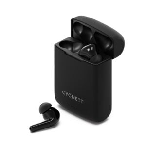 Cygnett-CY4969SOEAR-Cygnett FreePlay Solar Charging True Wireless Earbuds -Black(CY4969SOEAR) -Bluetooth 5.3 TWS