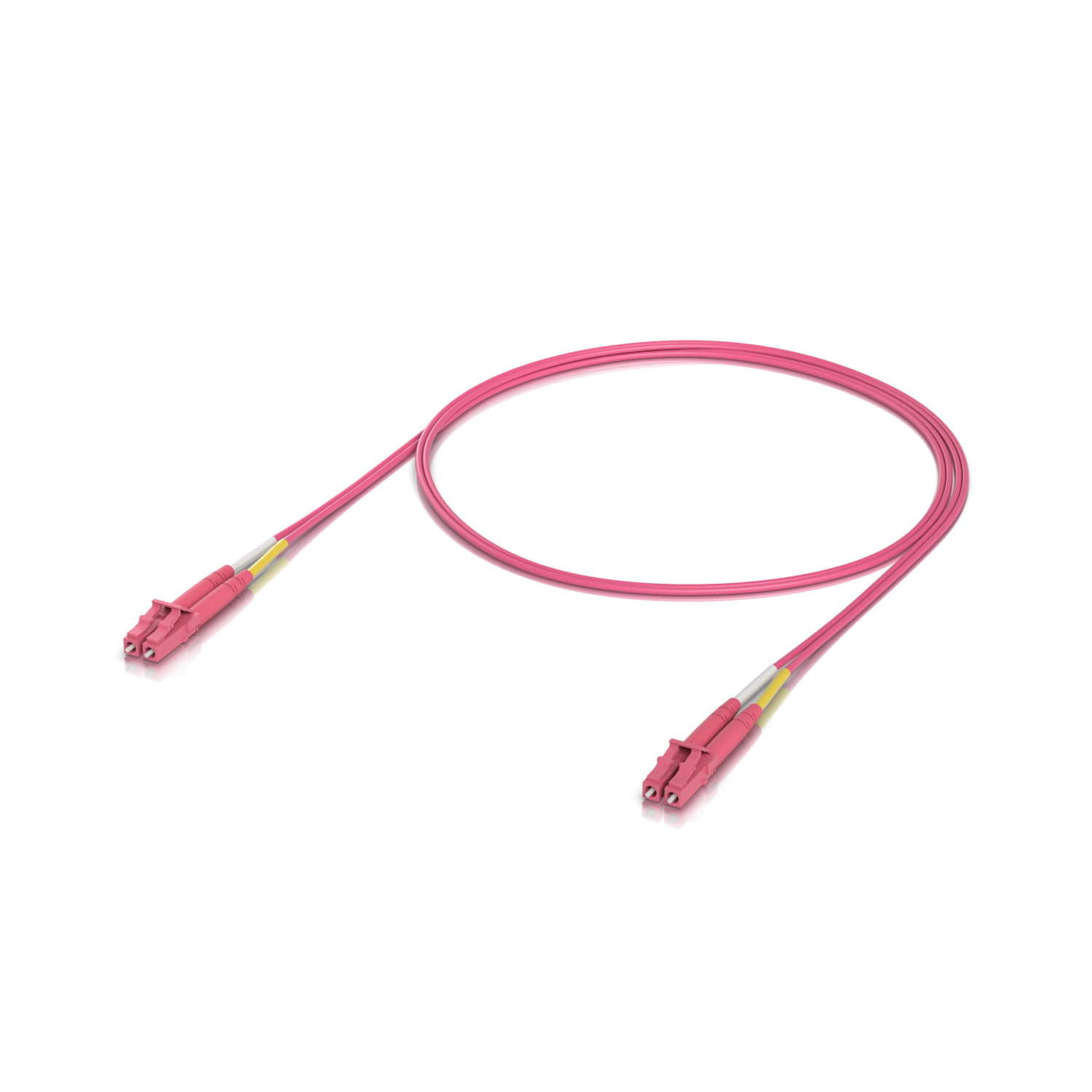 Ubiquiti | Ubiquiti OM4 Duplex LC UPC Fiber Patch Cable, Indoor OM4 multi-mode fiber patch cable with duplex LC UPC connectors. | UACC-OFC-M2-LULU-1M-50 - Image 1