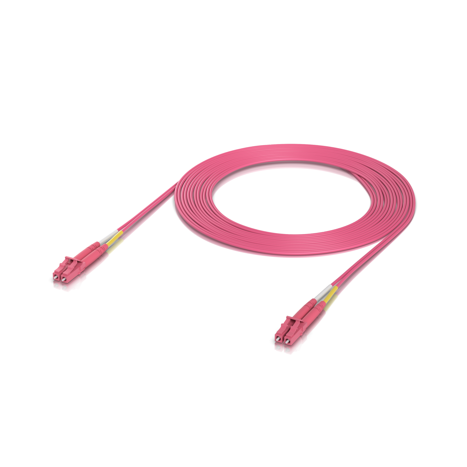 Ubiquiti | Ubiquiti OM4 Duplex LC UPC Fiber Patch Cable, Indoor OM4 multi-mode fiber patch cable with duplex LC UPC connectors. | UACC-OFC-M2-LULU-3M-50 - Image 1