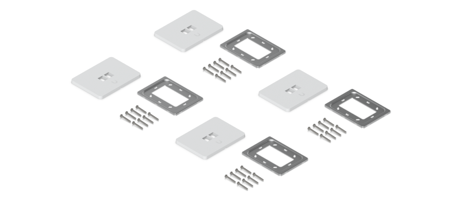 Ubiquiti | Ubiquiti Universal Paintable Keystone Wall Plate, 4-Pack, Universal Keystone Wall Plate, Paintable Cover For Clean, Customizable Finish. | UACC-WP-Keystone-H-2P - Image 1