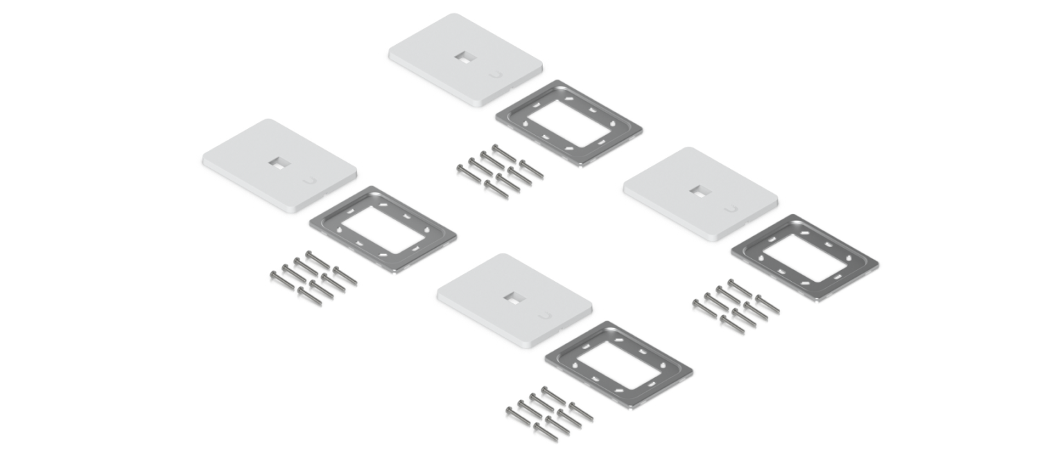 Ubiquiti | Ubiquiti Universal Paintable Keystone Wall Plate, 4-Pack, Universal Keystone Wall Plate, Paintable Cover For Clean, Customizable Finish. | UACC-WP-Keystone-V-1P - Image 1