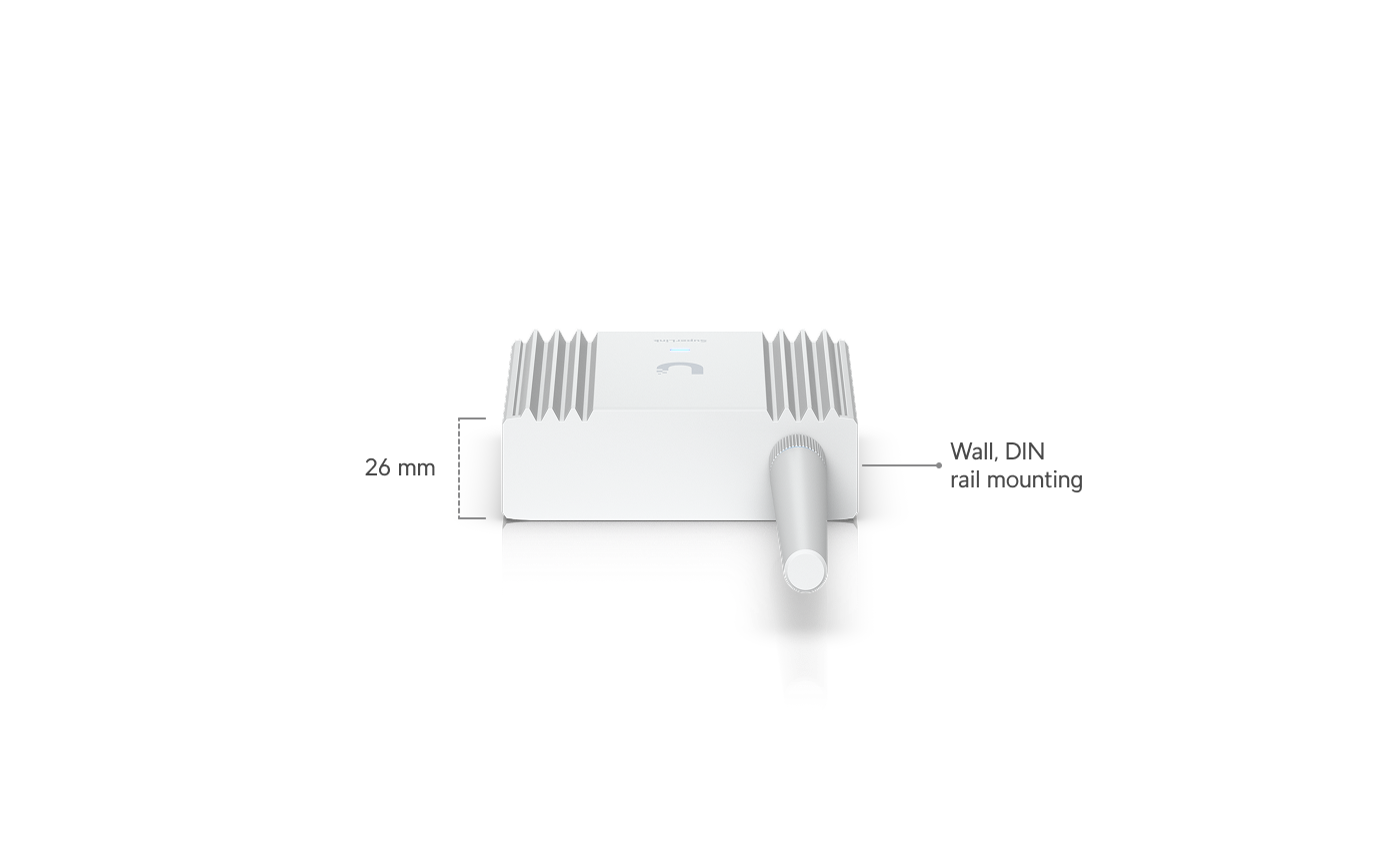 Ubiquiti | Ubiquiti SuperLink Gateway, Proprietary Super Long-range, Low-latency Wireless Gateway For UniFi Protect Sensors, Power via  PoE/USB Type-C | USL-Gateway - Image 3