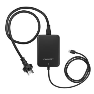 Cygnett-CY4531PDWCH-LS Cygnett PowerMaxx 140W USB-C GaN Laptop Charger - Black (CY4531PDWCH) Integrated 1M USB-C Cable