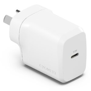 Cygnett-CY4736PDWCH-LS Cygnett PowerPlus 30W USB-C PD GaN Fast Wall Charger -White(CY4736PDWCH)