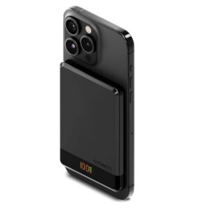 Cygnett-CY5092PBCHE-Cygnett MagSlim 5k Magnetic Wireless Power Bank - Black (CY5092PBCHE)