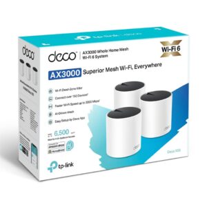 TP-LINK-Deco X55(3-pack)-TP-Link Deco X55(3-pack) AX3000 Whole Home Mesh WiFi 6 Router