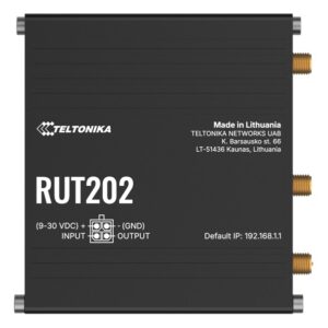 Teltonika-RUT202-Teltonika RUT202 Dual Sim Industrial LTE Cat 4 Router