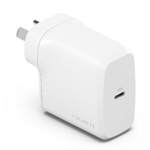 Cygnett-CY4738PDWCH-Cygnett PowerPlus 45W USB-C PD GaN Fast Wall Charger -White(CY4738PDWCH)