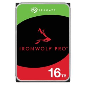 Seagate-ST16000NT001-Seagate 16TB 3.5" IronWolf Pro SATA NAS Hard Drive 7200 RPM 256MB Cache HDD. 5 Years Warranty