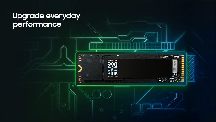 Astrotek | Samsung 990 EVO Plus 4TB PCIe Gen5 NVMe SSD 7250MB/s 6300MB/s R/W 1050K/1400K IOPS 2400TBW 1.5M hrs V-NAND TLC AES 256-bit Encryption 5yr wty | MZ-V9S4T0BW - Image 1