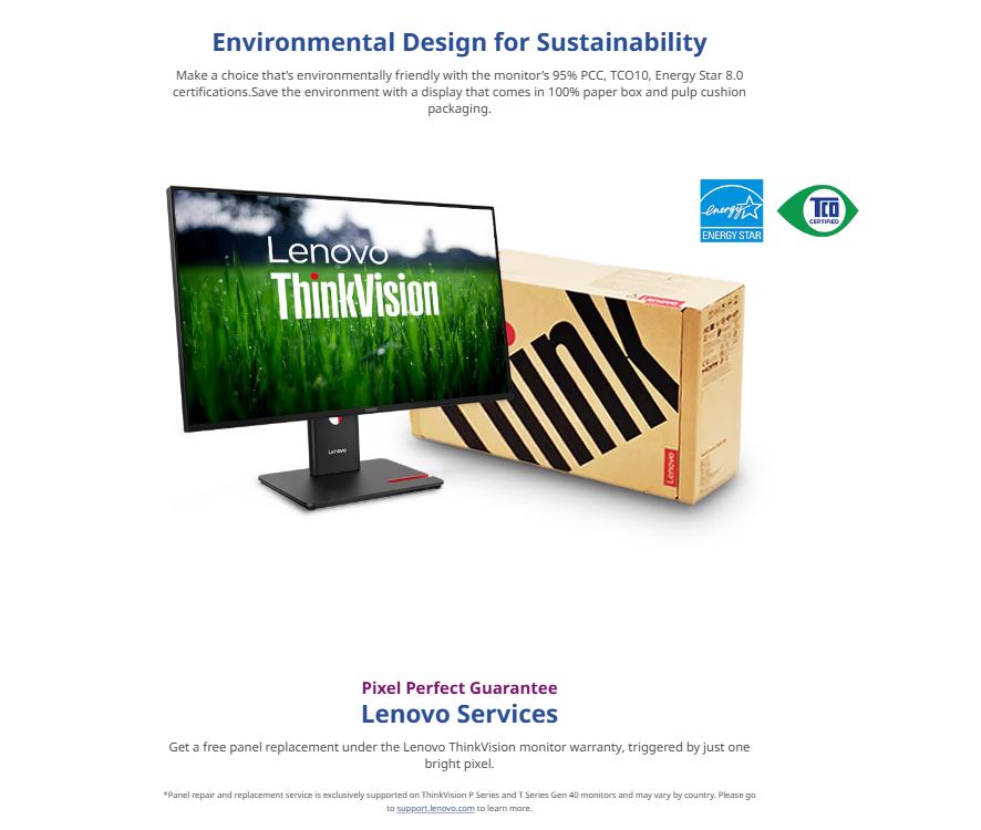 Lenovo | LENOVO ThinkVision T27QD-40 27