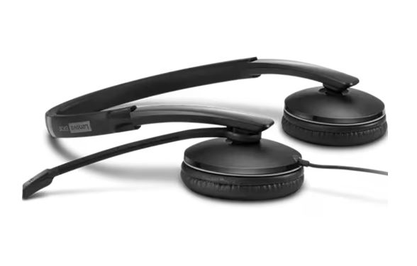 Lenovo | LENOVO Lenovo Wired ANC Headset Gen 2 Lightweight USB-C to USB-A ctive noise cancelling with EPOS BrainAdapt™ and ActiveGard® Teams certified 2YR WTY | 4XD1M45627 - Image 2