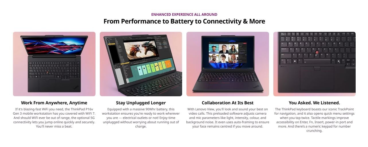 Lenovo | LENOVO ThinkPad P16V G3 16