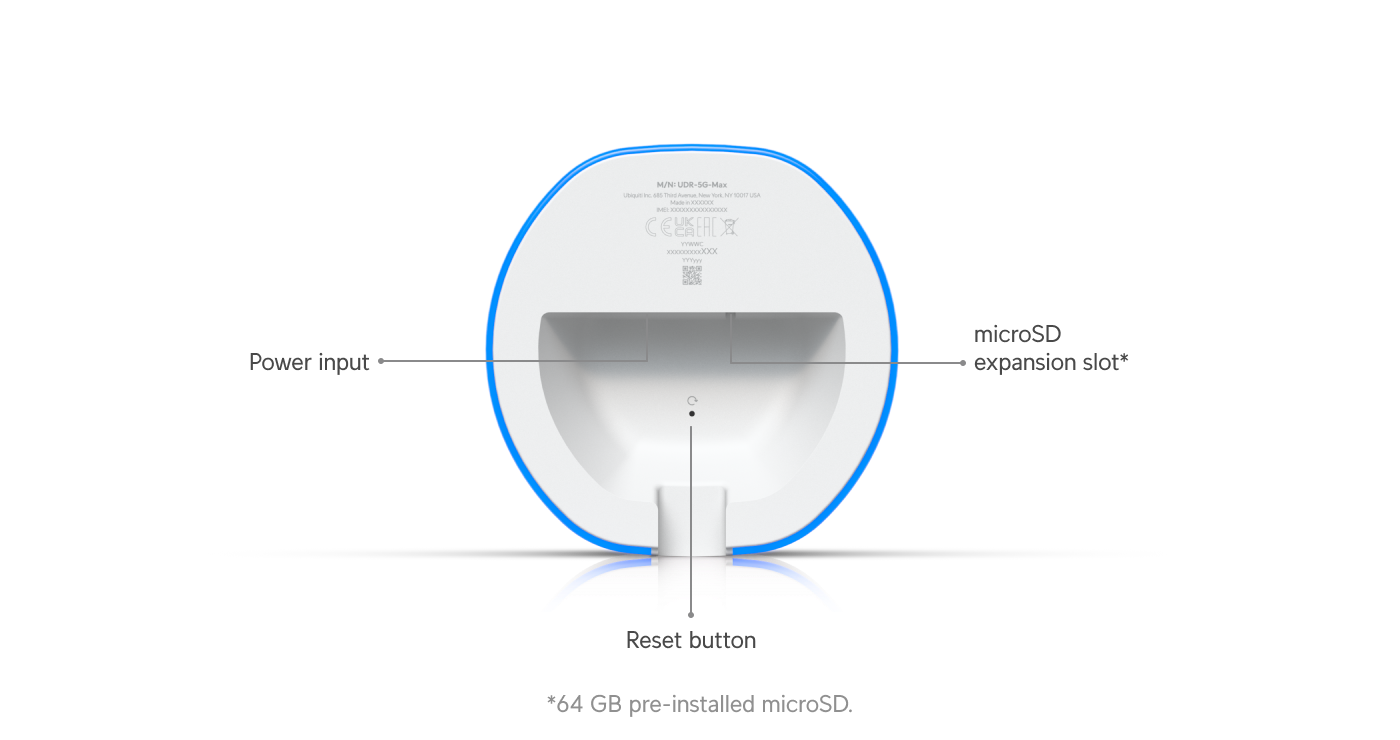 Ubiquiti | Ubiquiti Dream Router 5G Max, Desktop Cloud Gateway, Full-Performance 5G, 3.4 Gbps, WiFi 7, 10G SFP+4-Port 2.5 GbE switch (1) PoE Port,SD Card Storage | UDR-5G-Max - Image 2
