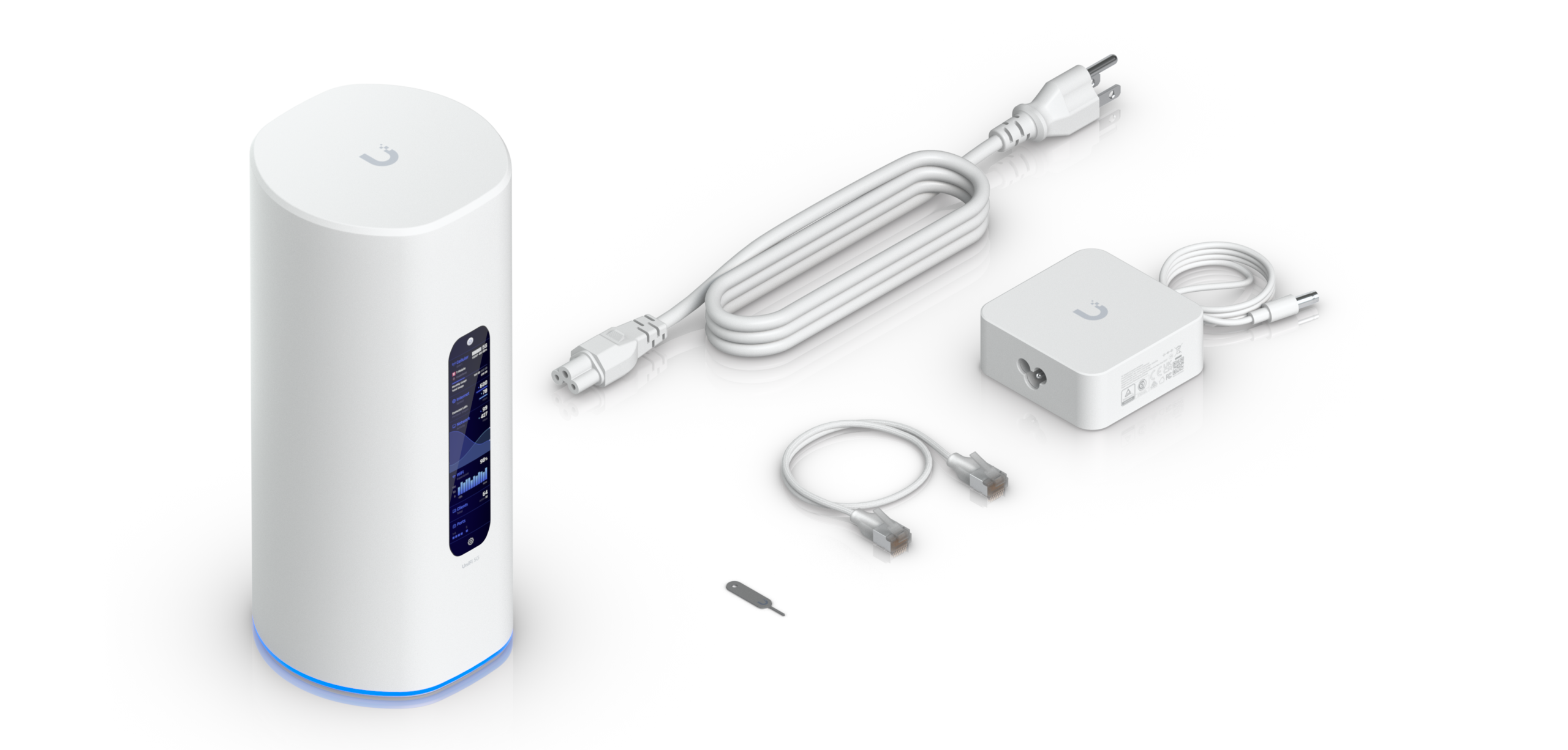 Ubiquiti | Ubiquiti Dream Router 5G Max, Desktop Cloud Gateway, Full-Performance 5G, 3.4 Gbps, WiFi 7, 10G SFP+4-Port 2.5 GbE switch (1) PoE Port,SD Card Storage | UDR-5G-Max - Image 3