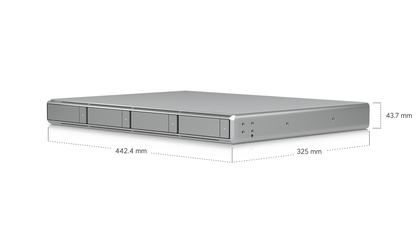Ubiquiti | Ubiquiti, Network Video Recorder G2,1U UniFi Protect NVR,Built-In AI Event Analytics, HDMI Output,Four 2.5”/3.5” HDD bays,(30) 4K, (60)Full HD Cameras | UNVR-G2 - Image 3
