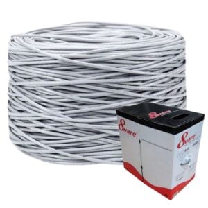 8ware-CAT6-305-8ware CAT6 UTP Cable 305m Roll - Grey White Full Copper UTP stranded Ethernet LAN Network 24AWG 2x4p pvc Jacket