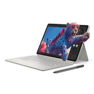 Lenovo-ZAG60143AU-Lenovo Yoga Tab 11.1" 256GB/12GB Wi-Fi Tablet w/ Keyboard back Pen - Seashell - White (ZAG60143AU)*AU STOCK* 13MP/8MP