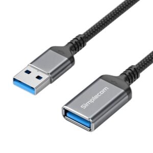 Simplecom-CAU320-Simplecom CAU320 USB 3.0 Extension Cable USB-A Male to USB-A Female Nylon Braided 2.0M