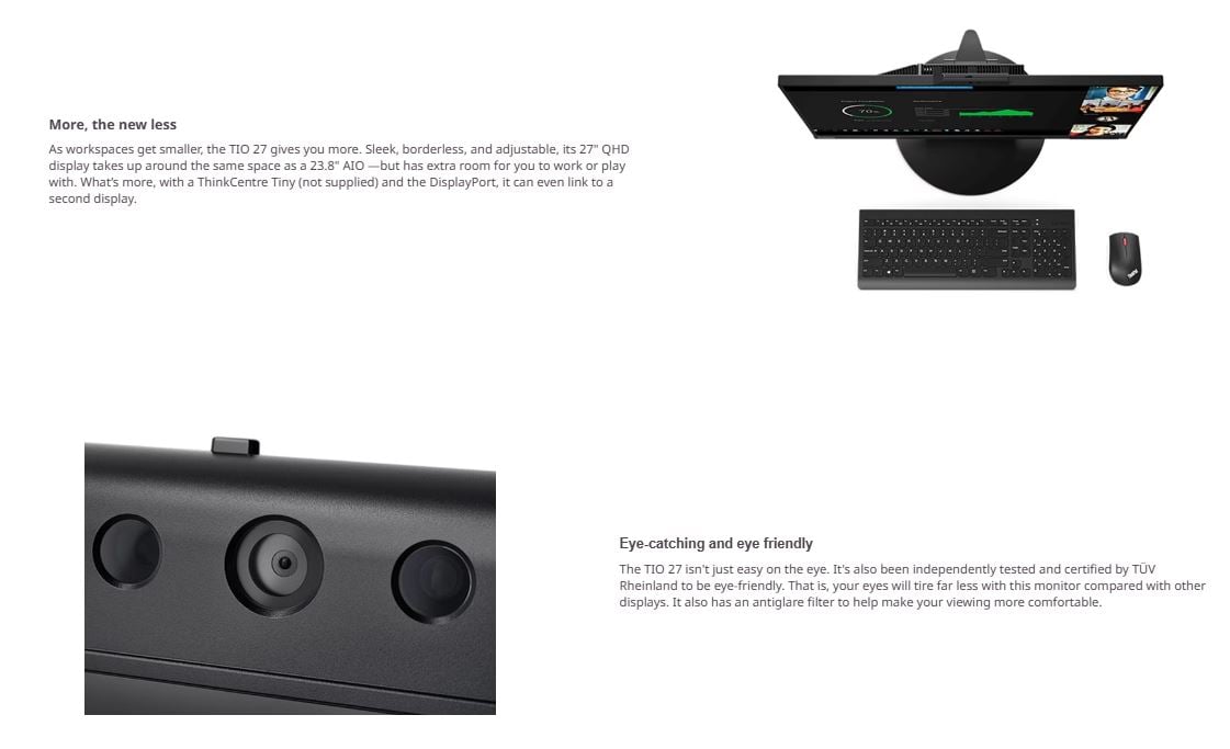 Lenovo | LENOVO ThinkCentre Tiny-in-One 27