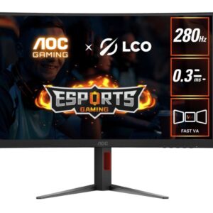 AOC-C27G4Z-AOC 27" Curved 0.3ms 280Hz