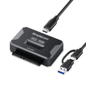 Simplecom-SA516-Simplecom SA516 NVMe/SATA Dual Protocol M.2 SSD and 2.5" SATA to USB Adapter 10Gbps